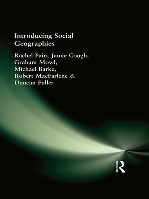 cover image of Introducing Social Geographies